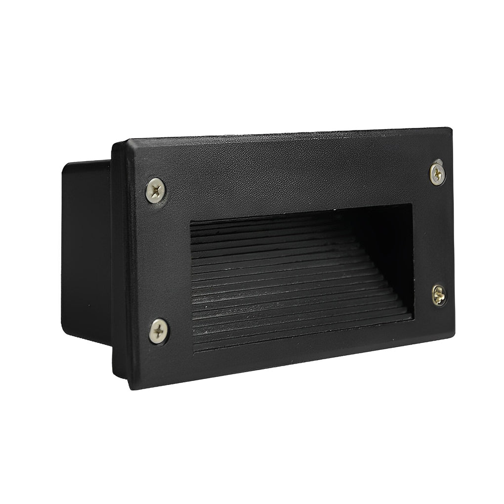Recessed LED Step Light 3W Aluminum Outdoor Wall Mount Modern