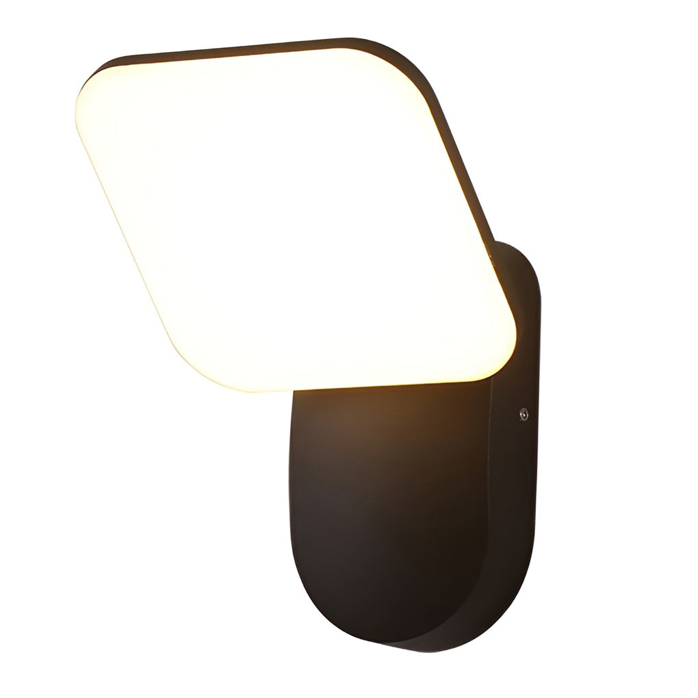 Modern Square LED Outdoor Wall Light 12W Waterproof Sconce