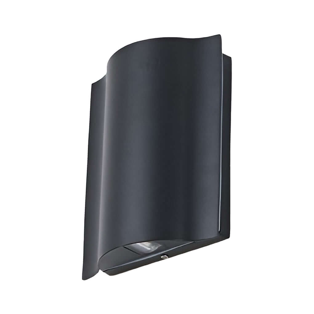 Wave Arc LED Outdoor Wall Light - Waterproof Aluminum Sconce