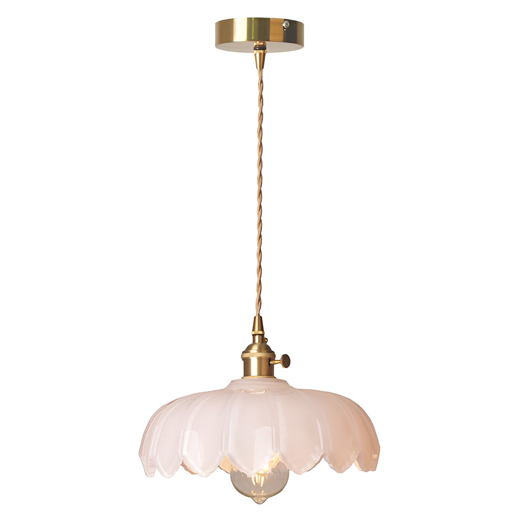 Flower Glass Pendant Light - Modern Nordic Kitchen Chandelier
