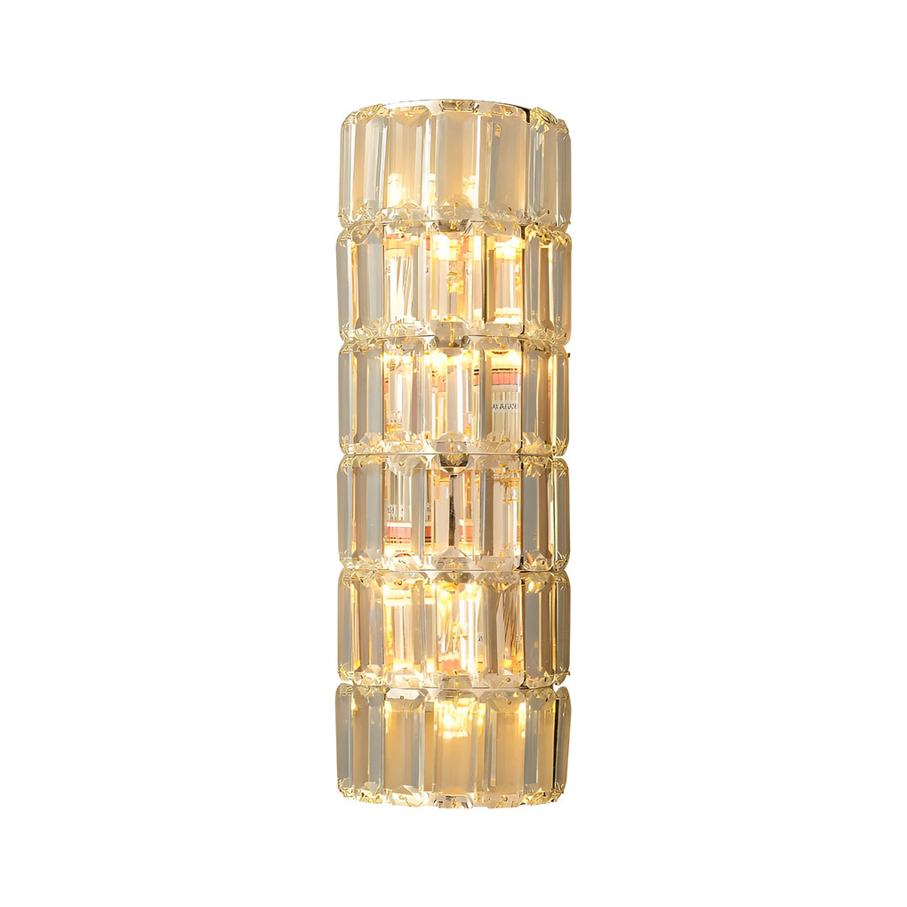 Crystal Wall Sconce with Three-Step Dimming | Modern Luxury Lighting