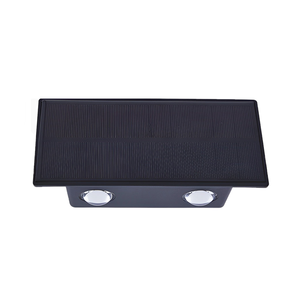 Solar LED Up Down Wall Light Waterproof Outdoor Modern Washer