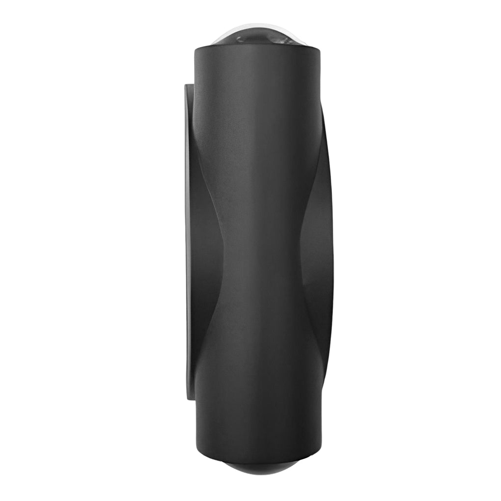 Modern Black LED Outdoor Wall Light Waterproof Up Down Washer Lamp