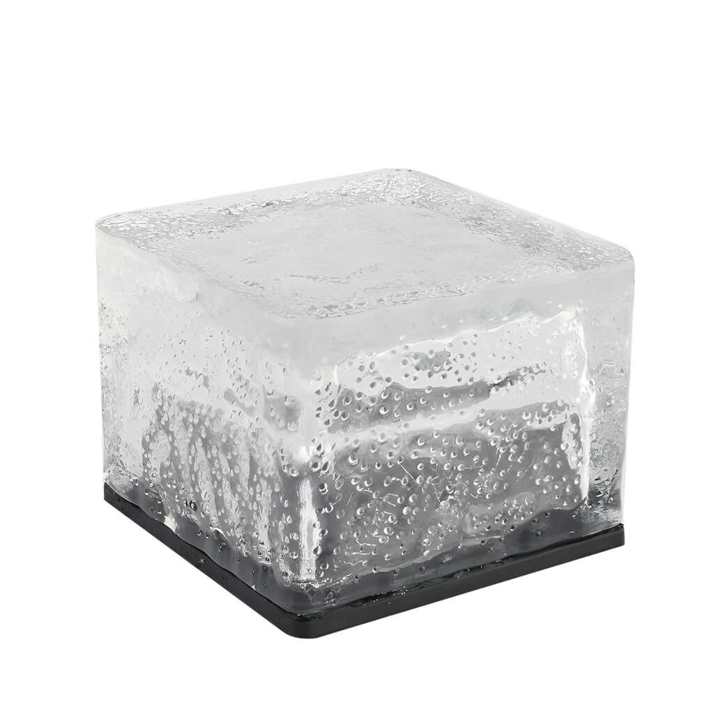 Solar Ice Cube Step Lights Modern Outdoor Deck Pathway Lighting