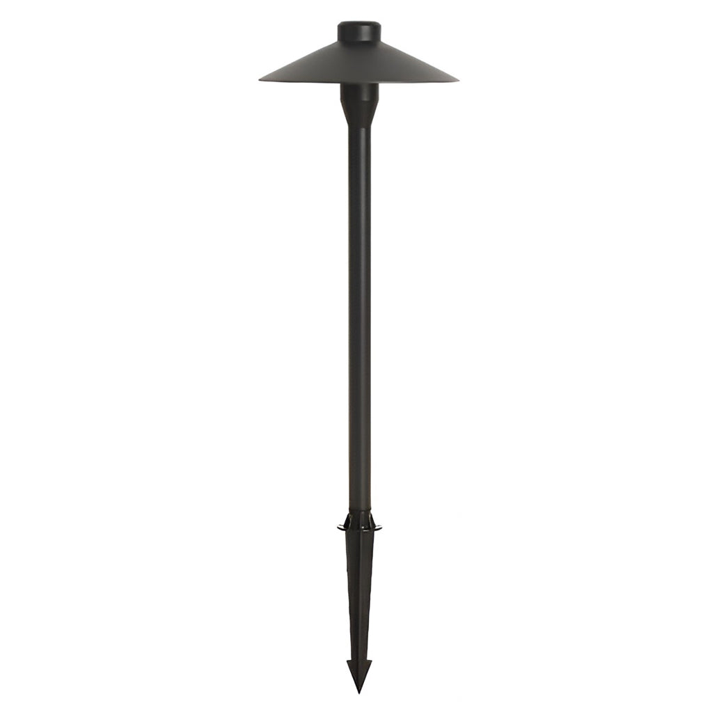 Modern Mushroom LED Outdoor Path Light Black Aluminum 7W