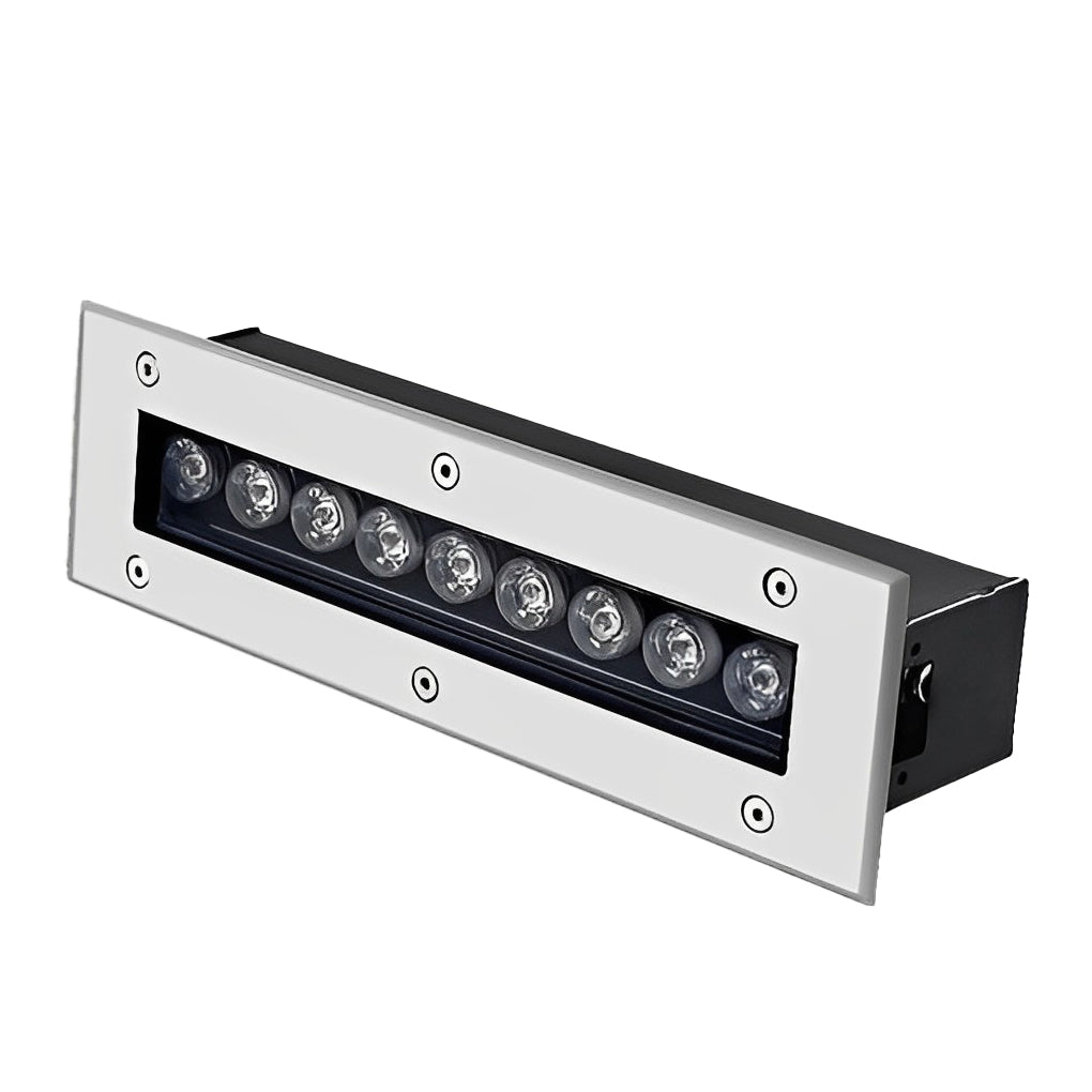 Modern Aluminum Recessed Outdoor Wall Washer Light - IP65 Waterproof