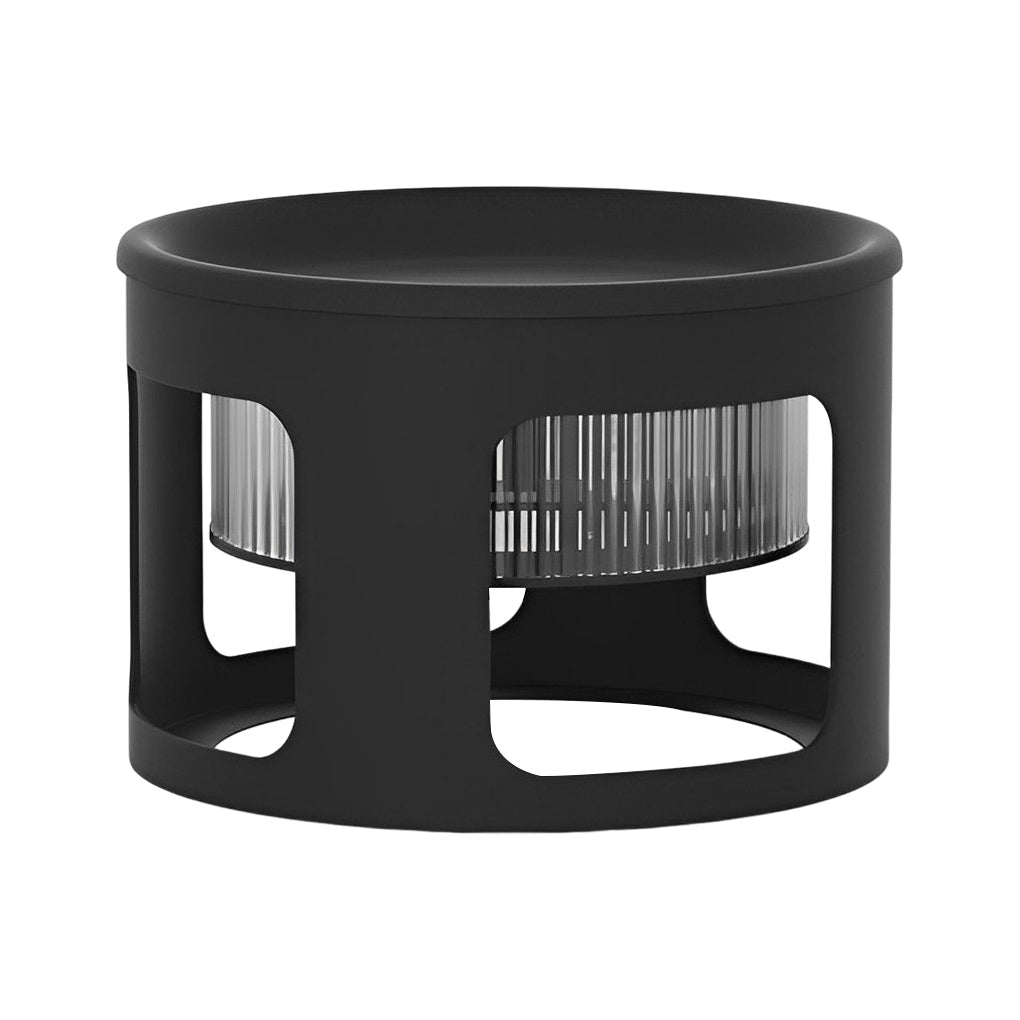 Solar-Powered LED Outdoor Table Lamp with Under-Table Glow