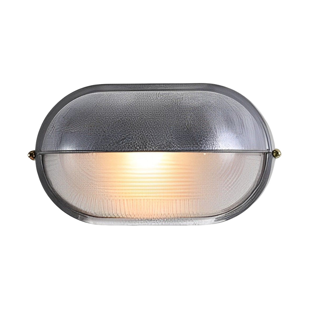 Cast Aluminum Glass Outdoor Wall Lamp - Modern Industrial Design