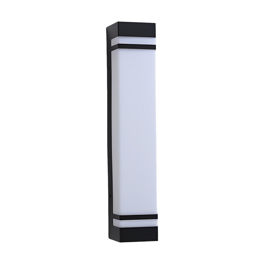 Modern Waterproof LED Outdoor Wall Light - Black Stainless Steel