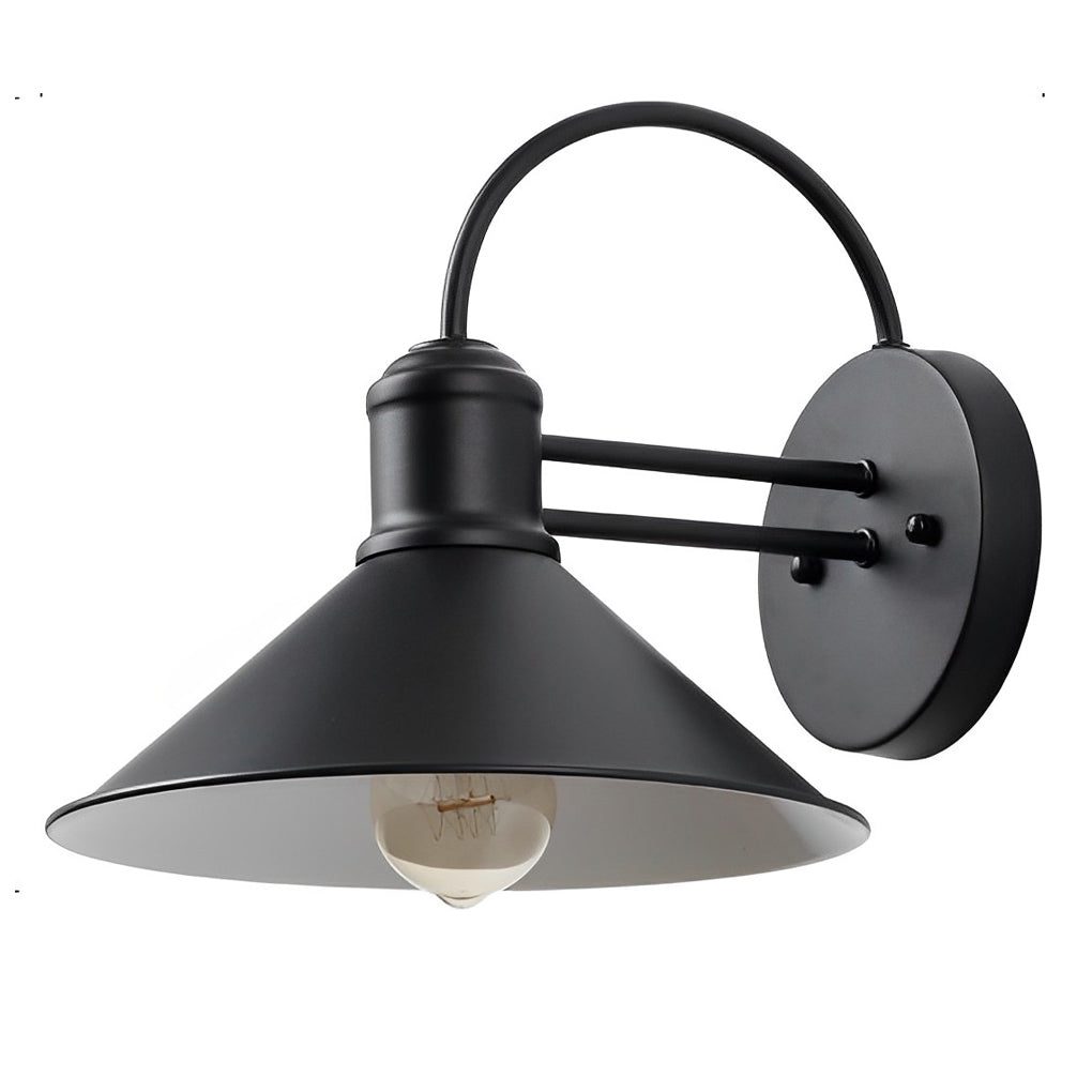 Conical Iron Waterproof Industrial Outdoor Wall Lamp