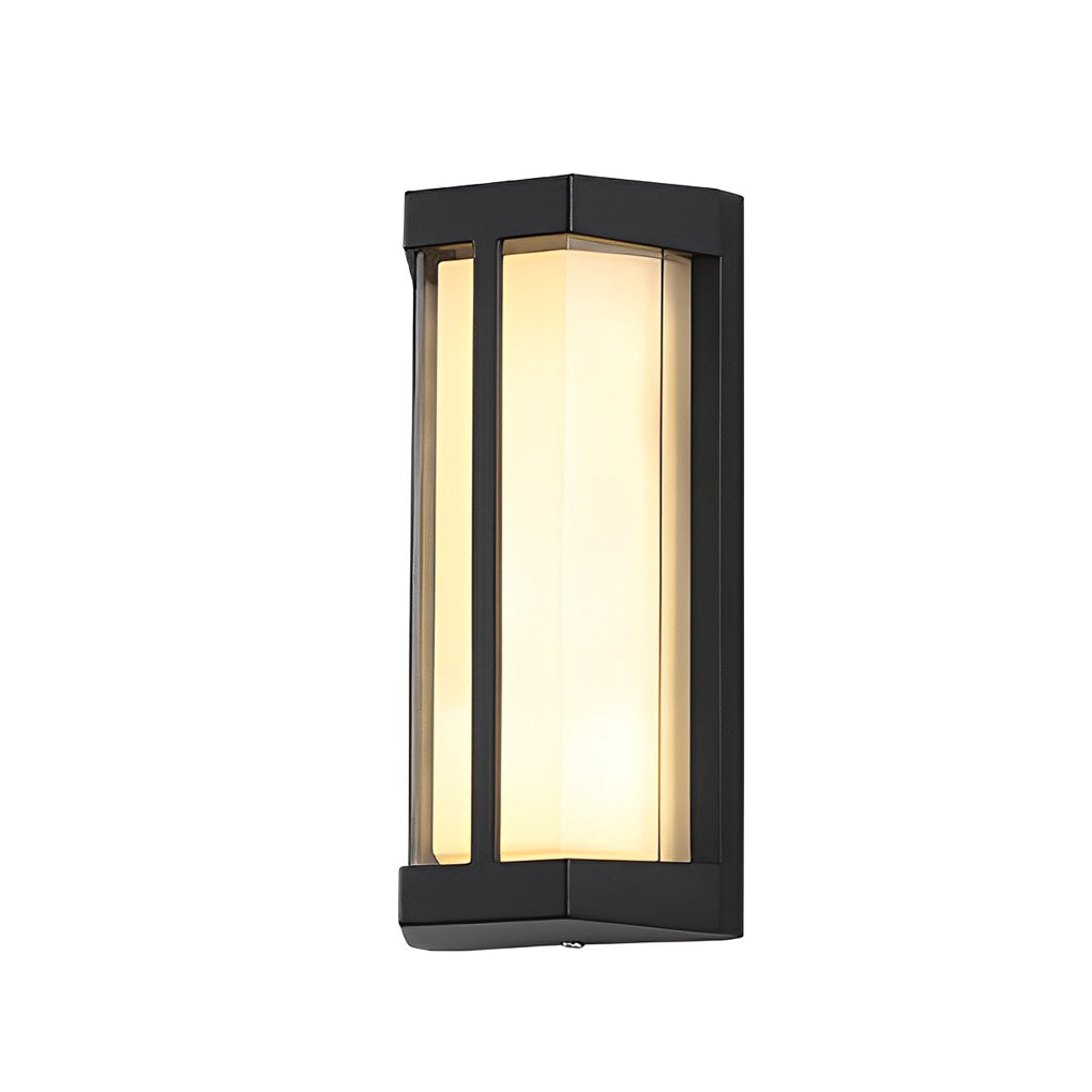Waterproof Double Acrylic Shade LED Modern Outdoor Wall Light