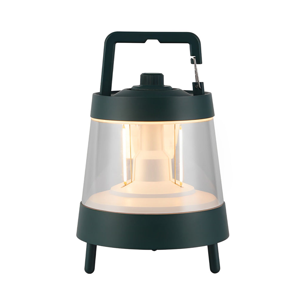 Rechargeable LED Outdoor Camping Lantern with Power Bank - Green