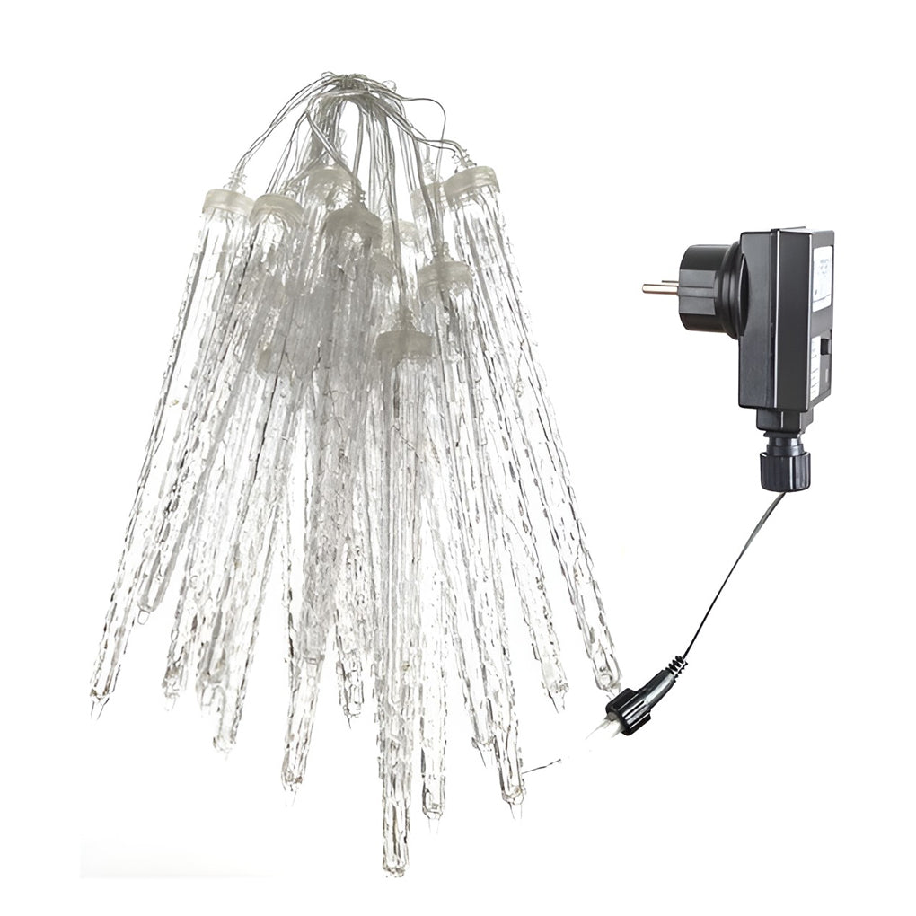 Solar LED Icicle String Lights Waterproof Outdoor Decorative