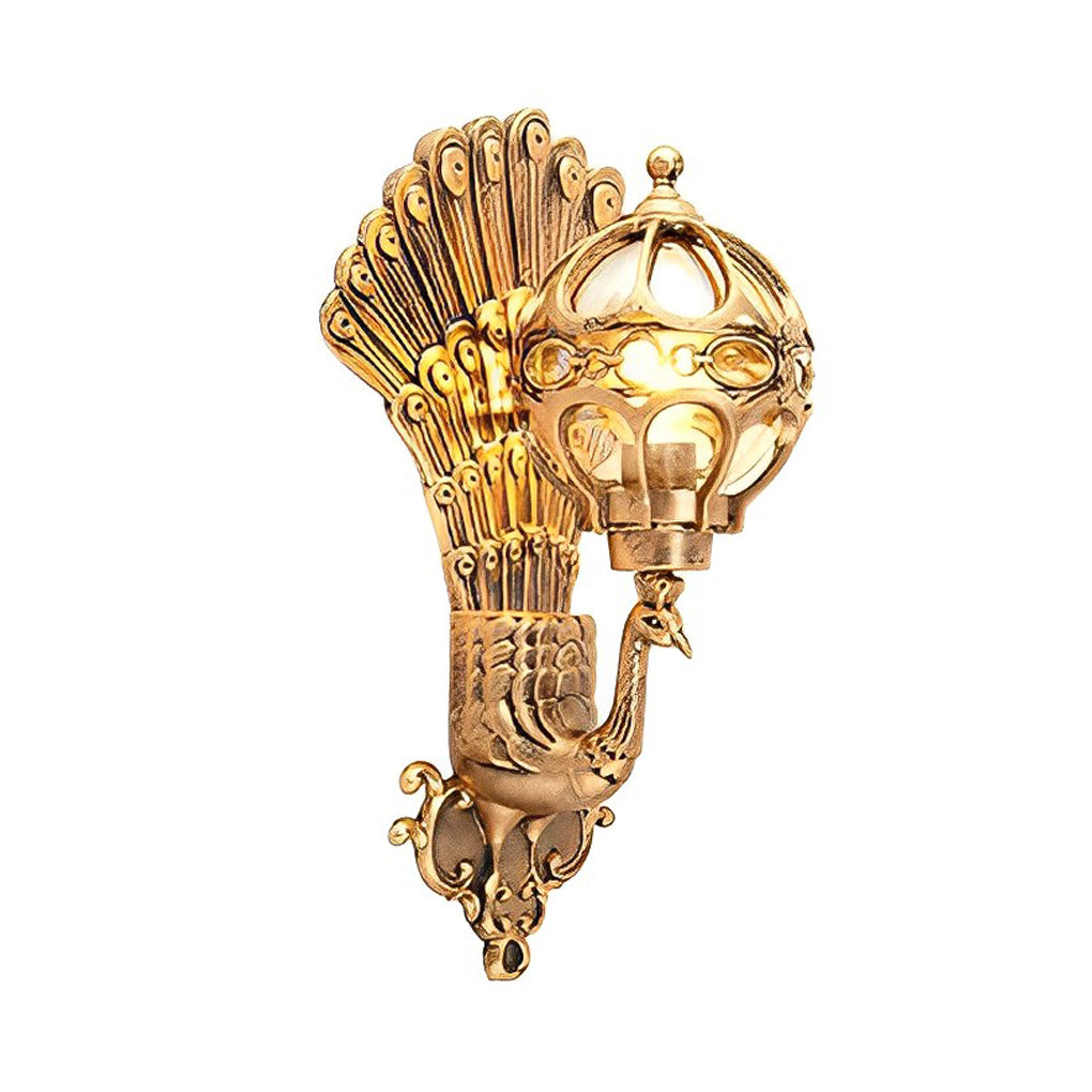 Peacock Aluminum Outdoor Wall Light - Waterproof IP55 Vintage