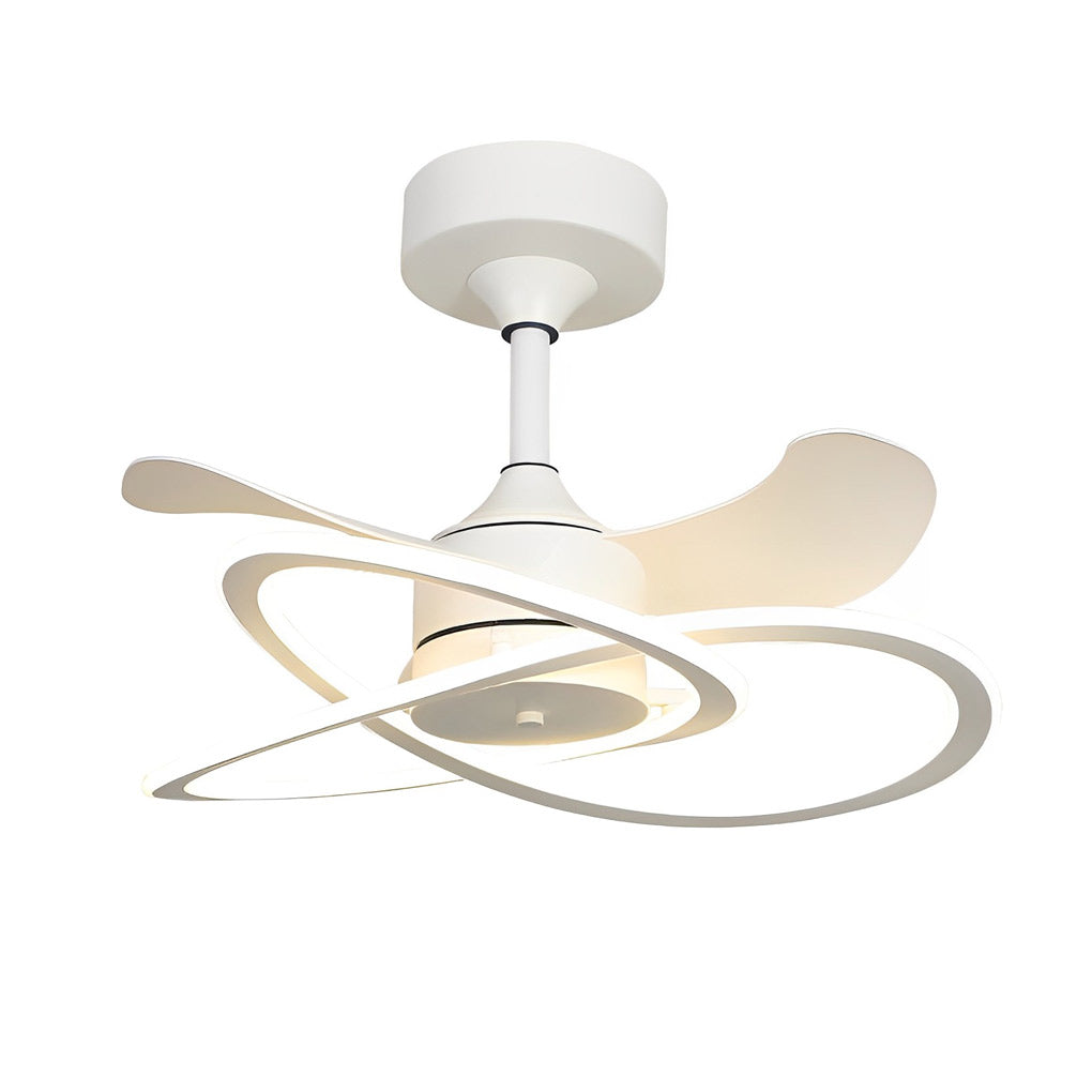 Modern Bladeless Ceiling Fan with LED Light & Remote Control