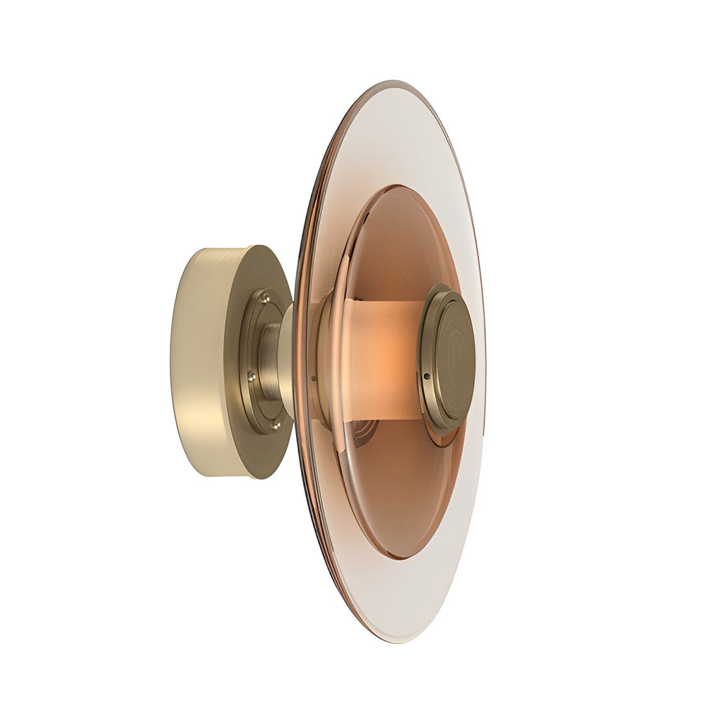 Double Layer Glass Wall Sconce Modern Nordic Lighting