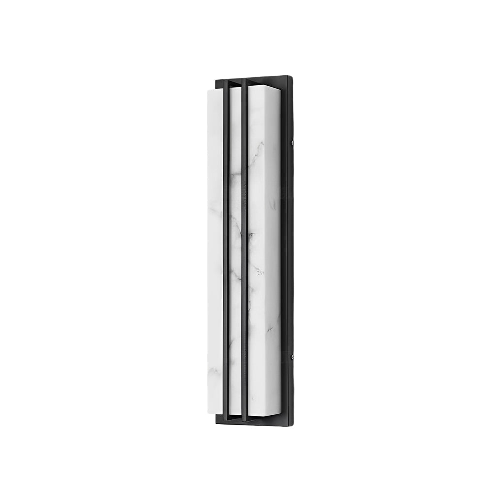 Modern Waterproof Outdoor Wall Light - Resin & Steel LED Fixture