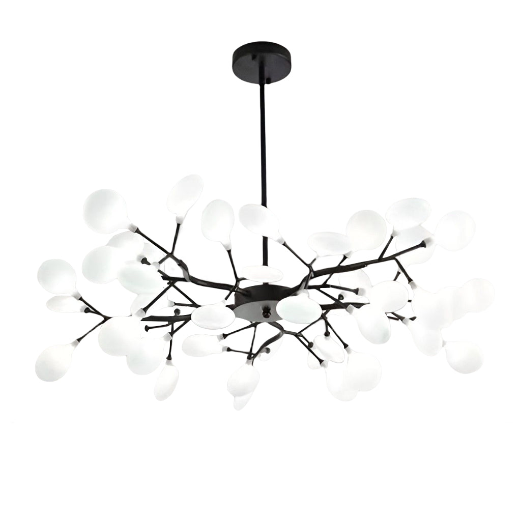 Branch Design Modern Chandelier with Acrylic Shades
