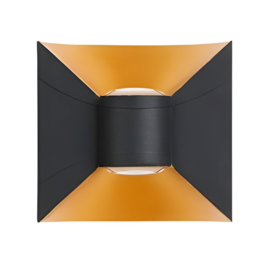 Square LED Outdoor Wall Sconce 6W Waterproof Up Down Light