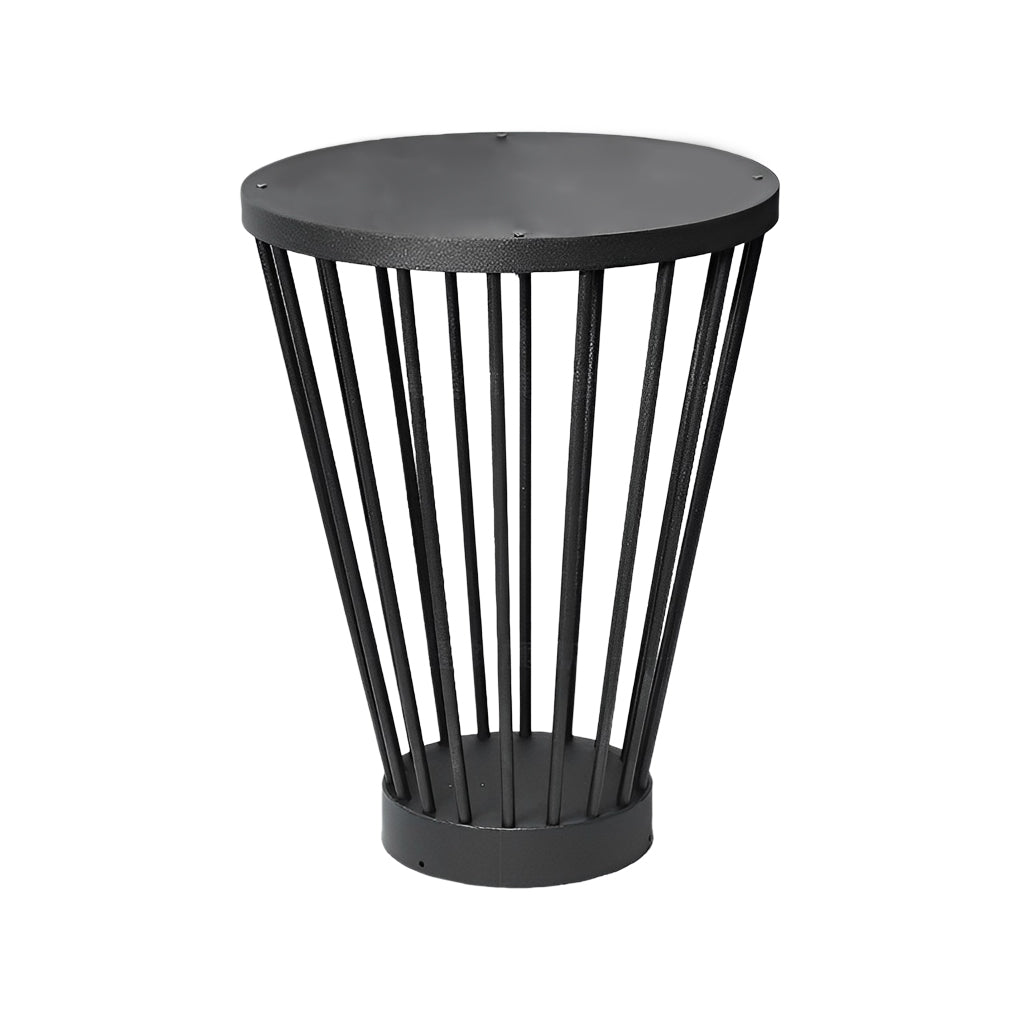 Modern Outdoor LED Floor Lamp with Integrated Tabletop