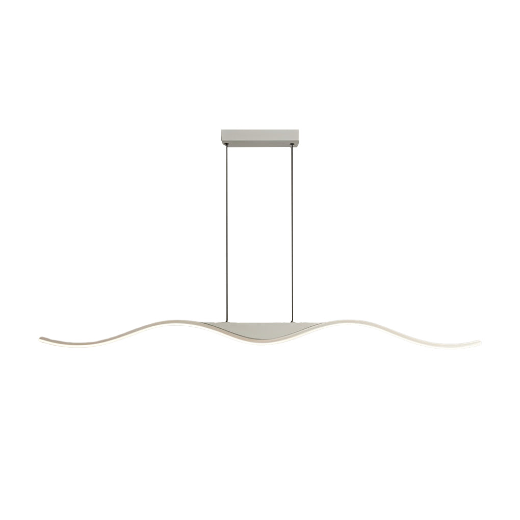 Wave Design LED Pendant Light with Dimming Control