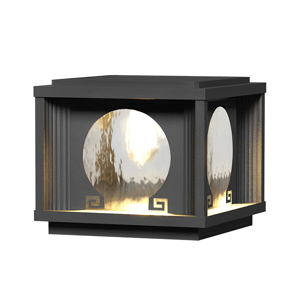 Modern Solar Fence Post Light Waterproof Outdoor Garden Lamp