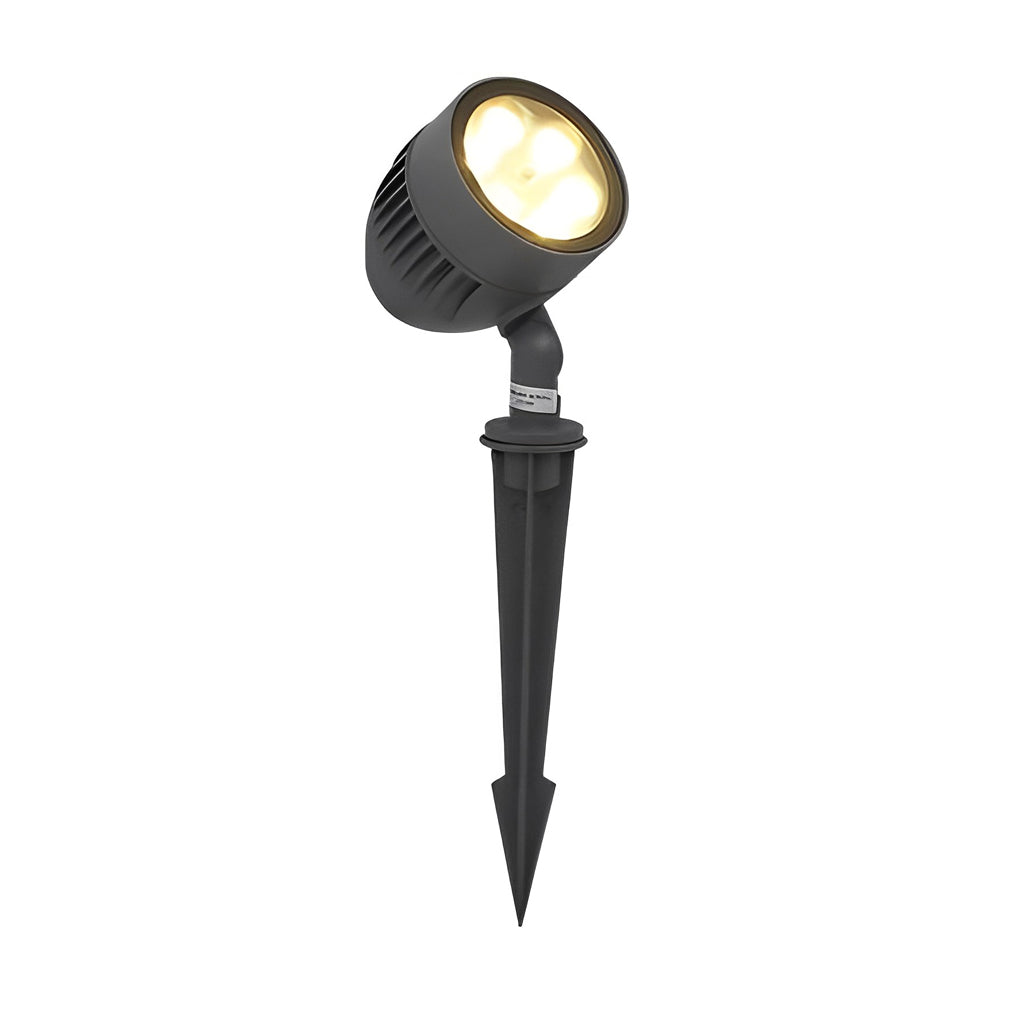 Adjustable Black Aluminum LED Outdoor Spotlight Waterproof IP65