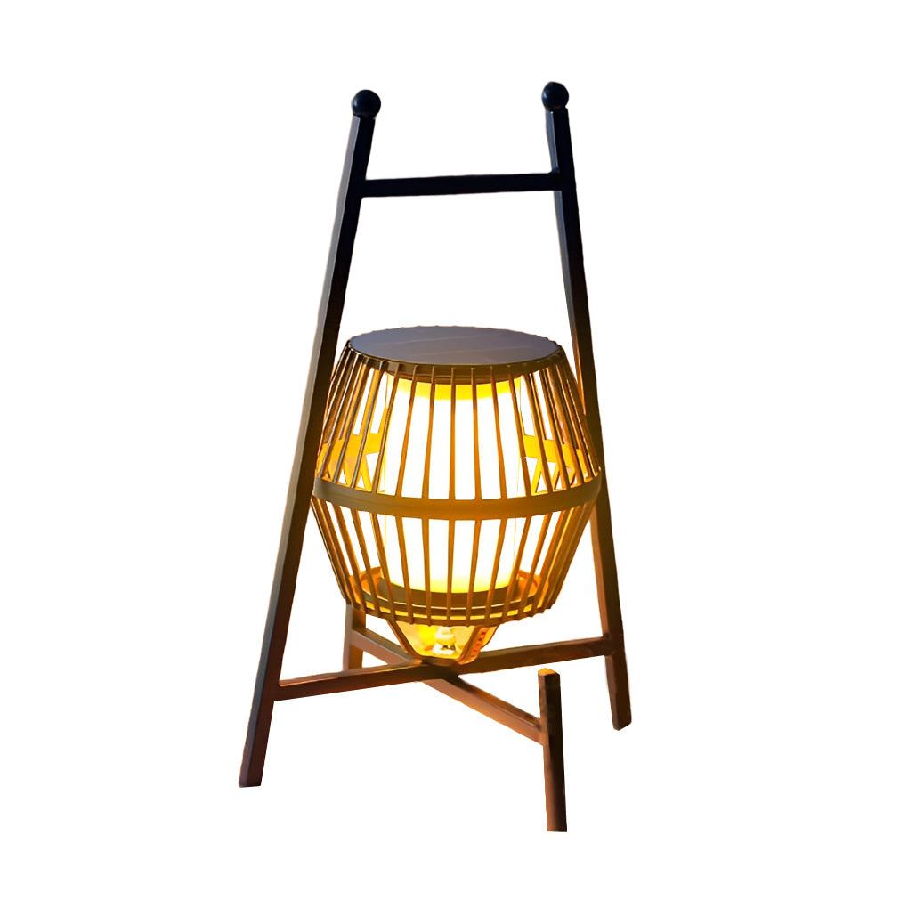 Dimmable Solar LED Outdoor Lantern - Modern Aluminum Garden Light