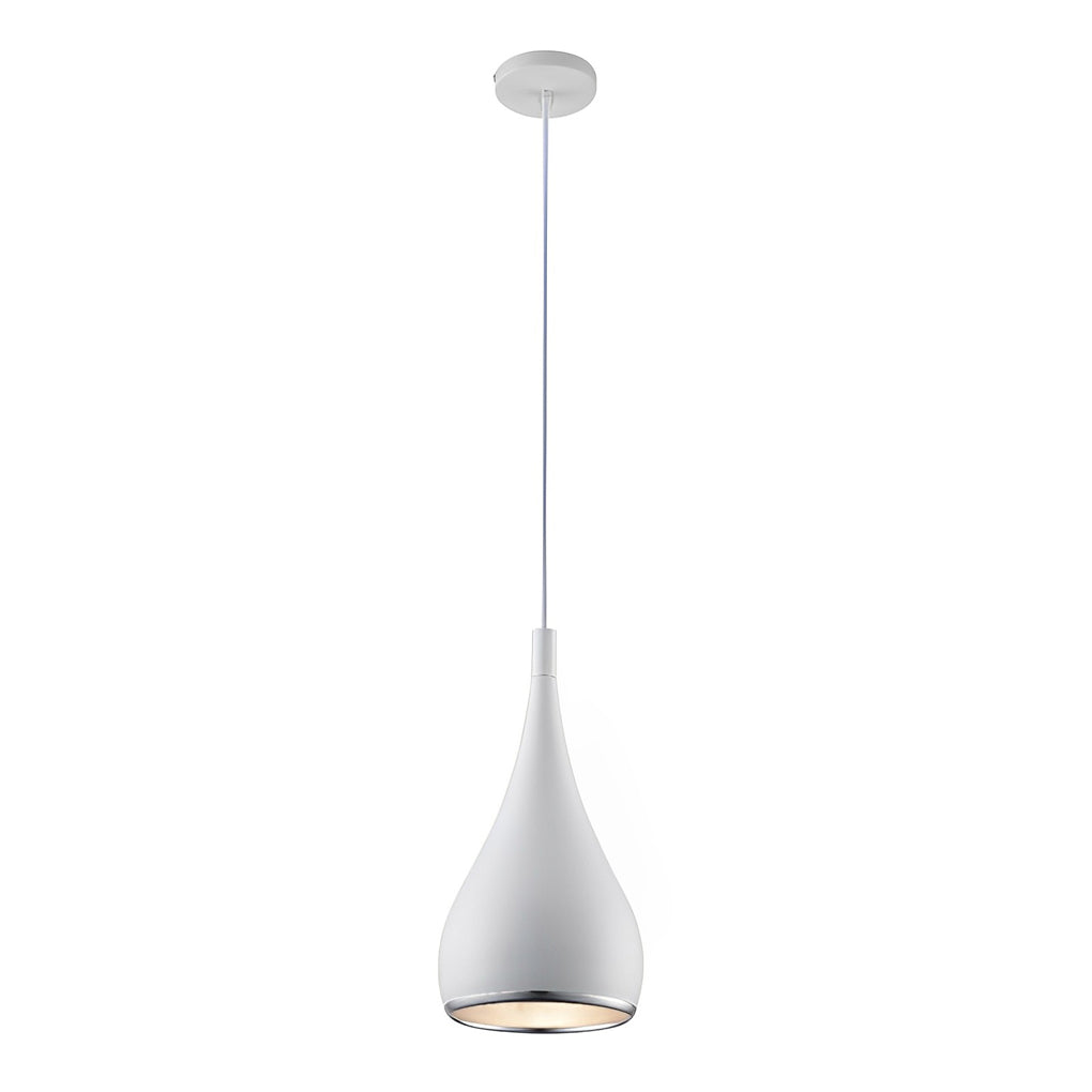 Modern Aluminum Pendant Light with Polished Finish