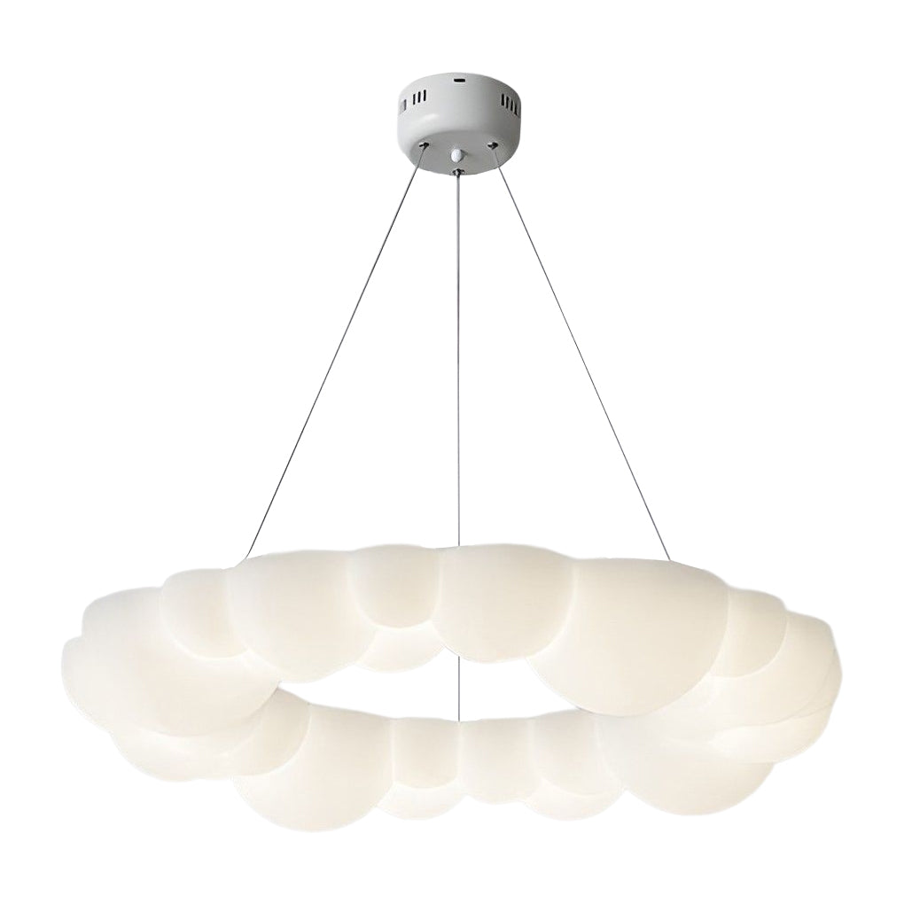 Cloud Shaped LED Ceiling Light with Stepless Dimming & Remote Control