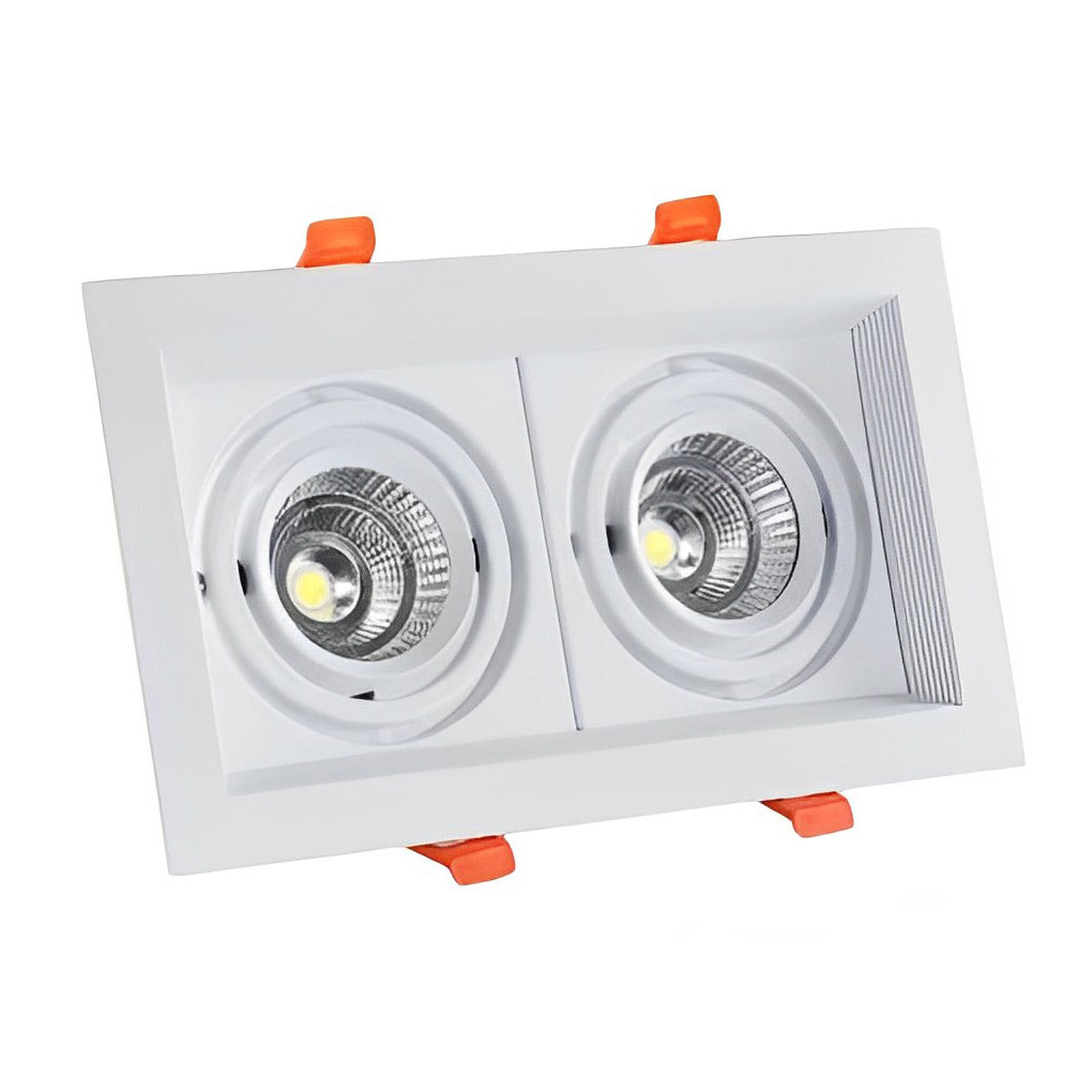 2-Light Adjustable Recessed Spotlight with Three-Step Dimming