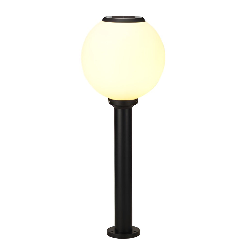 Solar LED Pathway Light Round Ball Design Adjustable Brightness