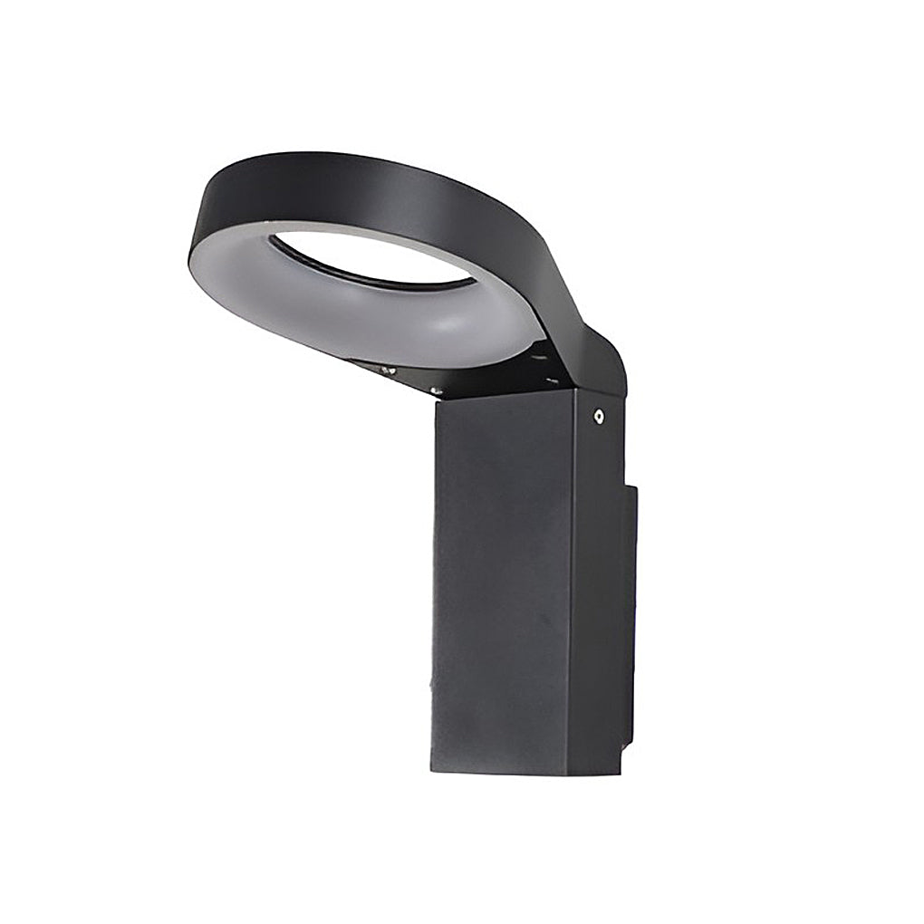 18W LED Ring Outdoor Wall & Path Lamp - Modern Landscape Lighting