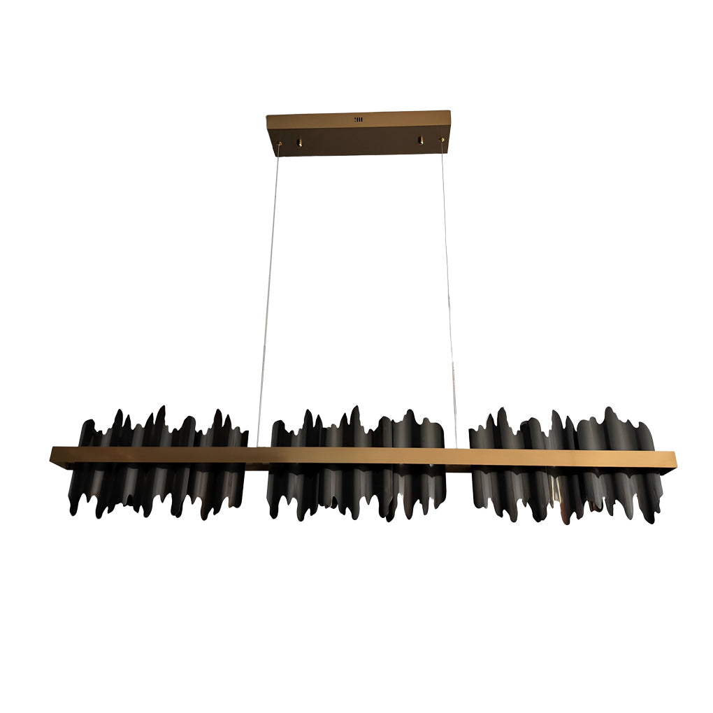 Mountain Silhouette LED Pendant Light with Stepless Dimming