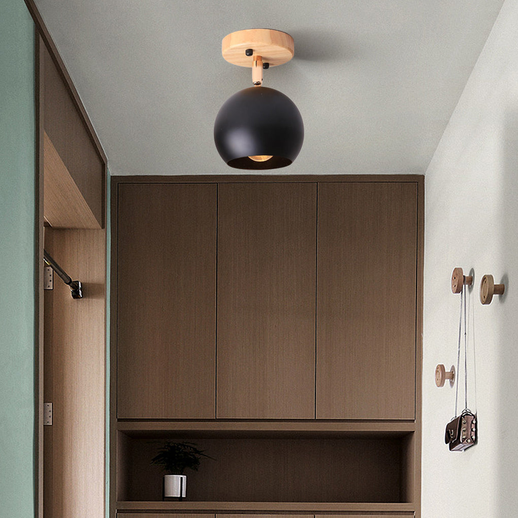 Adjustable Metal LED Pendant Light - Contemporary Rustic Design