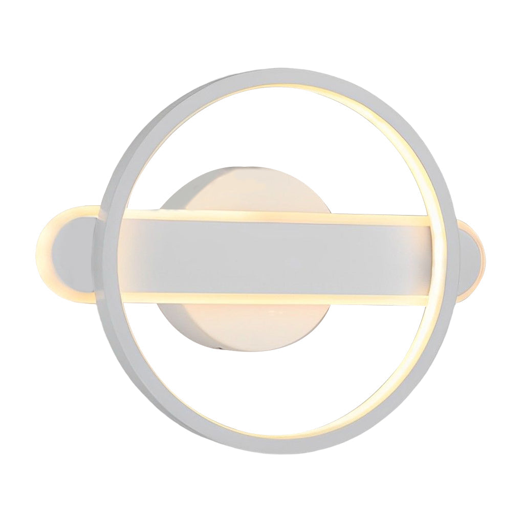Modern LED Eye Care Wall Light - Circular Aluminum Fixture