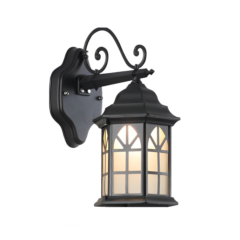 Modern Solar LED Outdoor Wall Light with Remote Control
