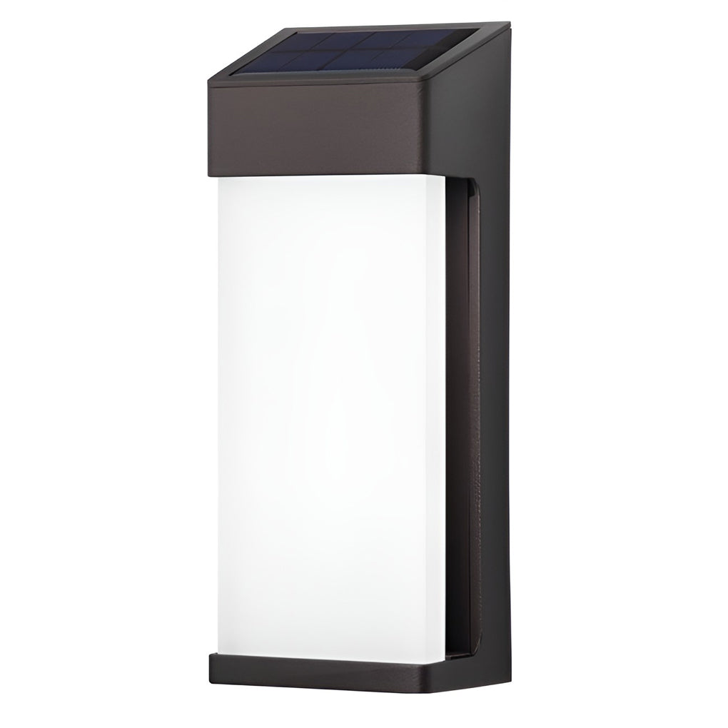 Solar Outdoor Wall Sconce with Light Sensor - Set of 2