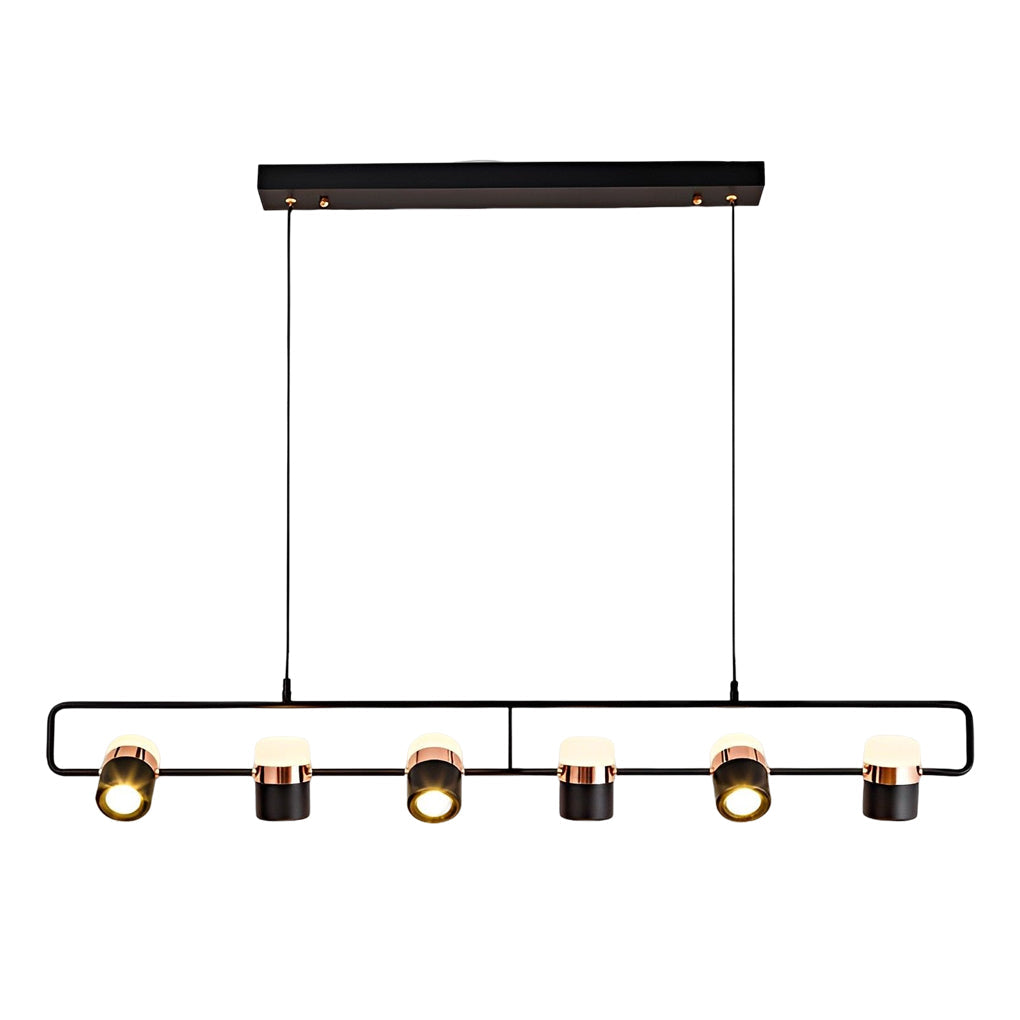 Rotatable Metal LED Pendant Light | Modern Adjustable Chandelier