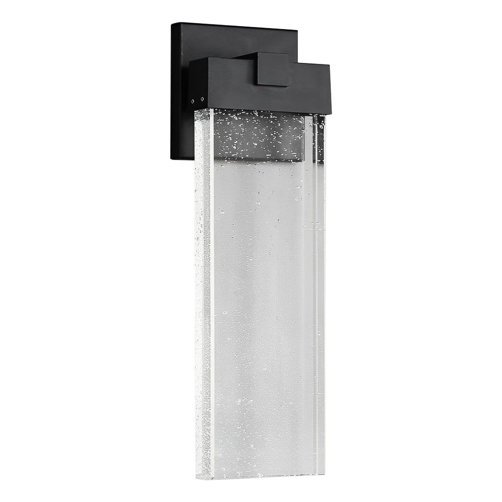 Rectangular Bubble Crystal Modern Outdoor Wall Lamp - Waterproof LED