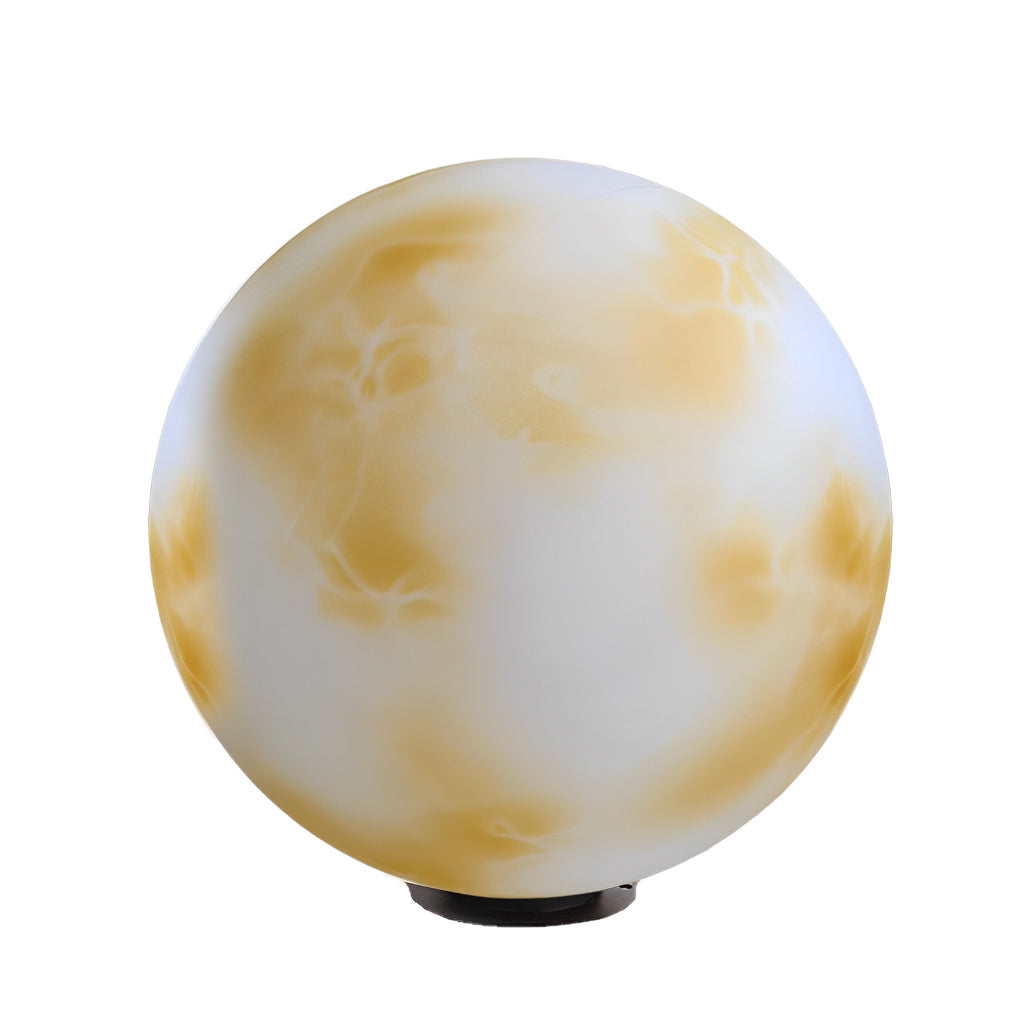Moon Globe Outdoor Post Light - Modern Pier Mount Pillar Lamp