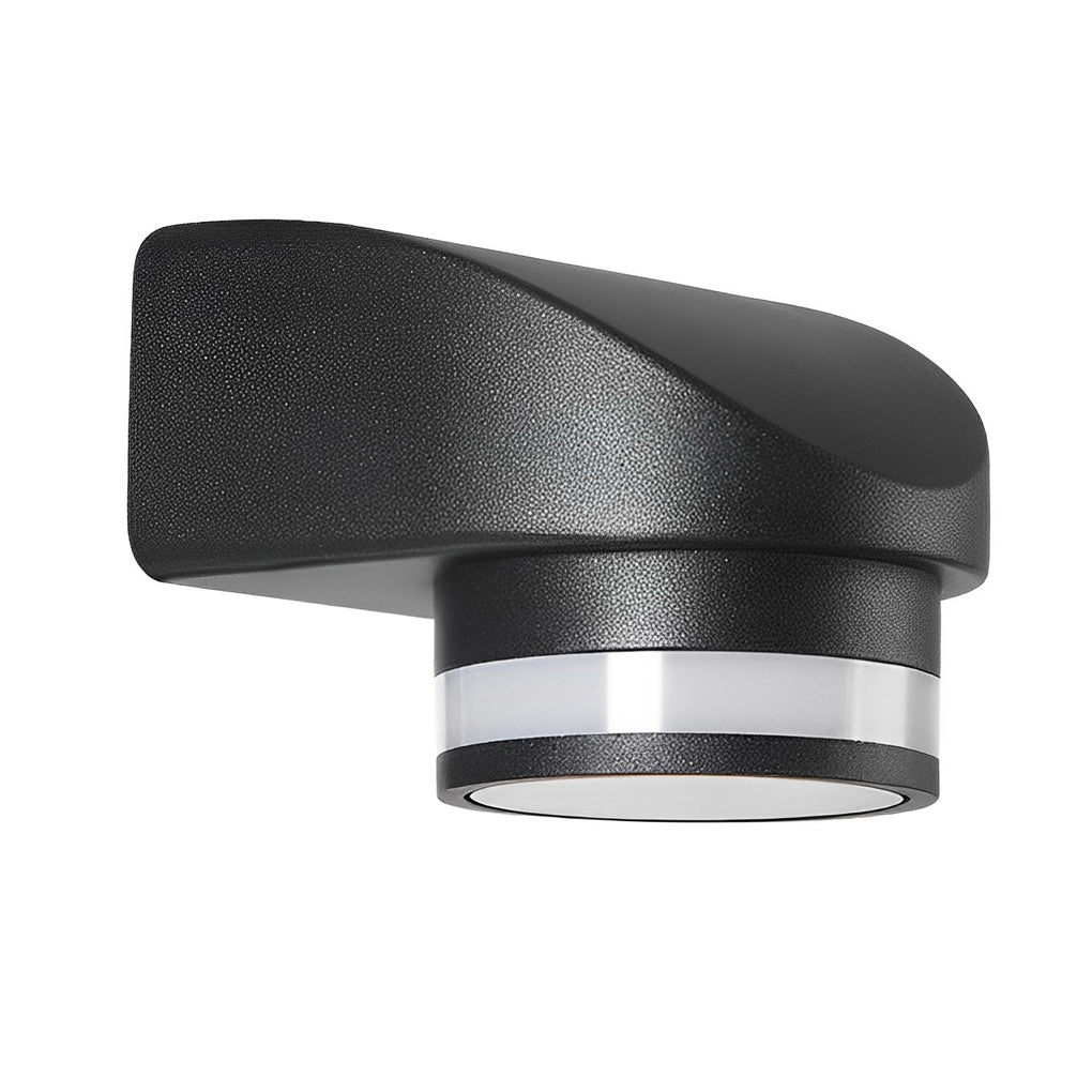 Modern LED Outdoor Wall Light - Black Aluminum Waterproof Sconce