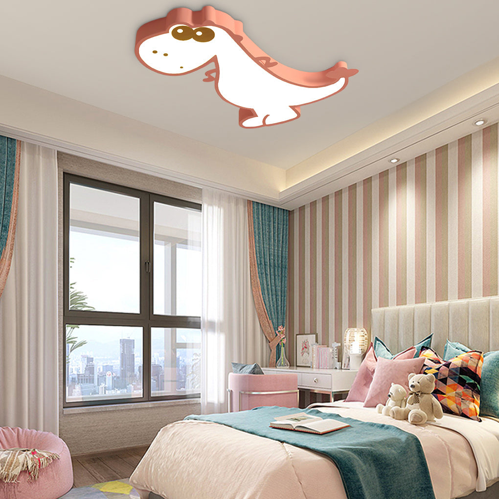 Dinosaur Design LED Dimmable Nordic Flush Mount Ceiling Light
