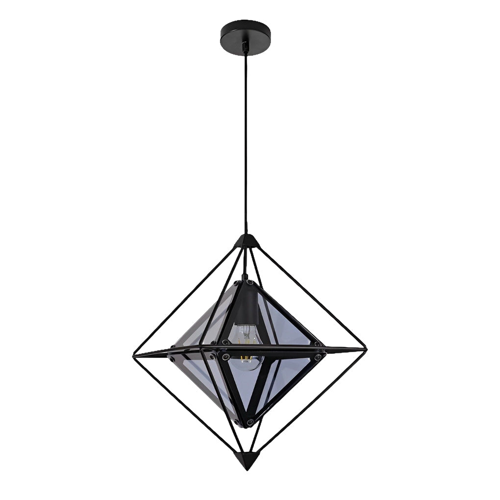 Geometric Glass Pendant Light Modern Minimalist Island Lighting