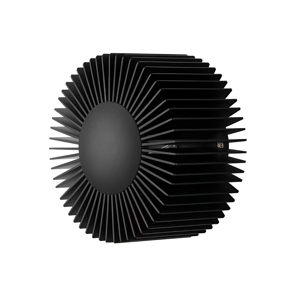 Round Sunflower LED Aluminum Wall Sconce - Modern Decorative Light