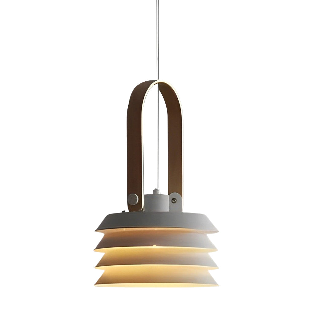 Multi-Layer Metal Minimalist Pendant Light Modern Drum Shade