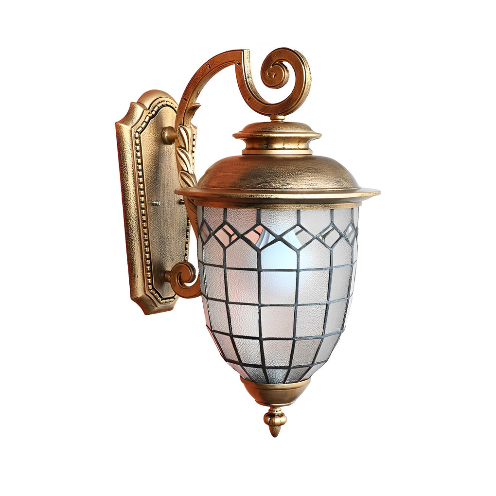 Minimalist Outdoor Wall Light - Die-Cast Aluminum & Glass