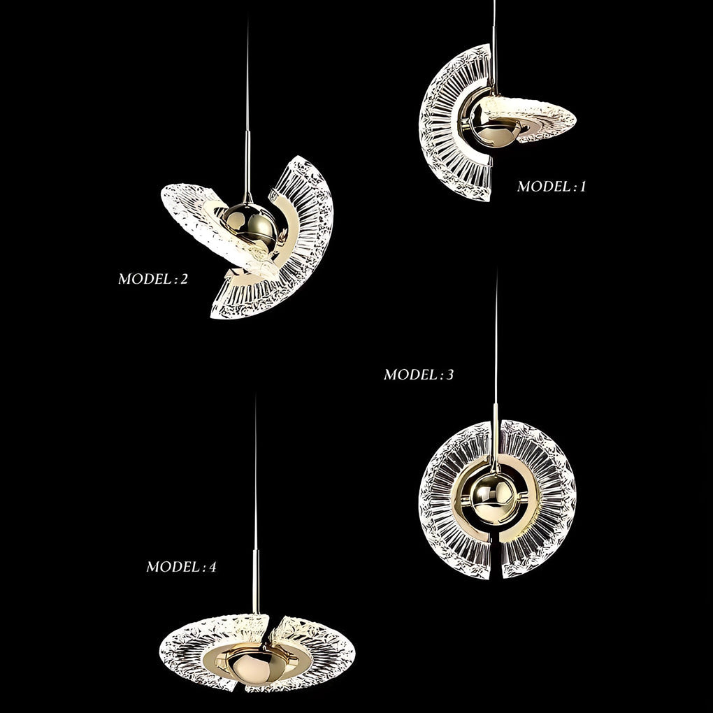 Adjustable Circle LED Pendant Light Nordic Modern Island Lamp