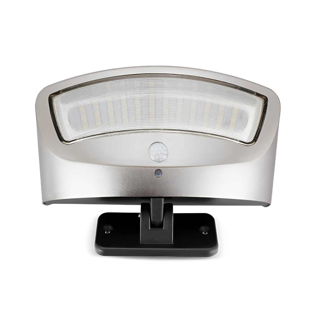 Motion Sensor Solar Outdoor Wall Light with Adjustable Panel