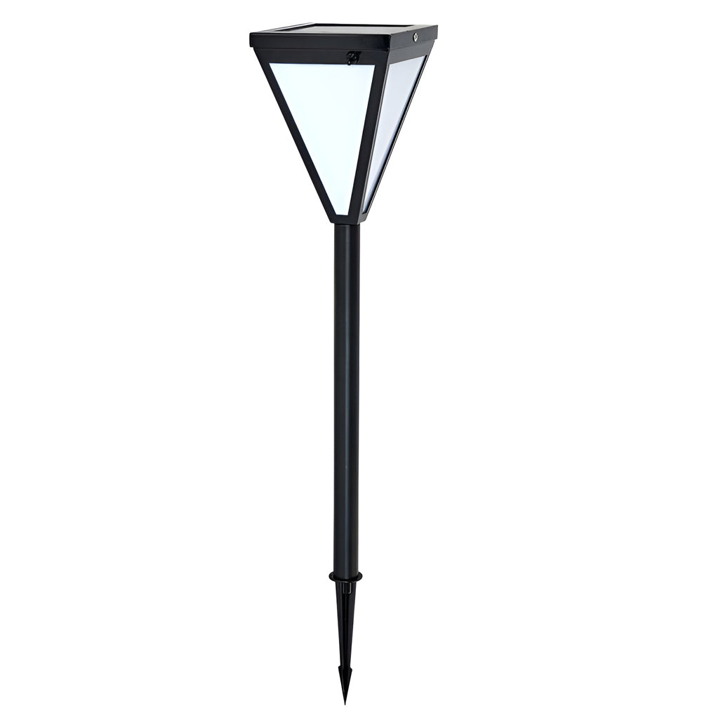 Solar LED Pathway Post Light - Modern Outdoor Landscape Lighting